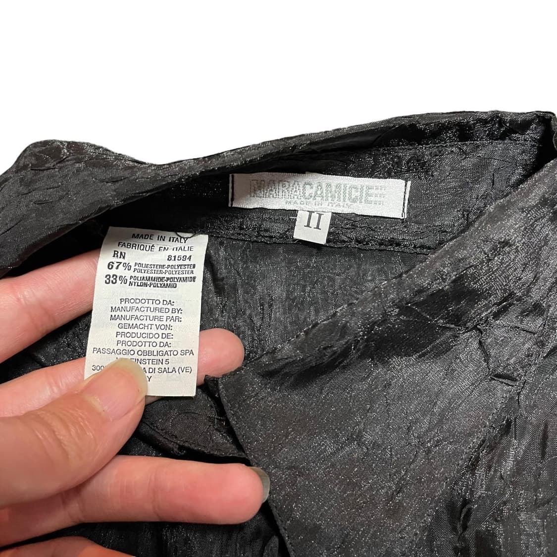 NARACAMICIE 링클 오간자 셔츠 상품이미지5