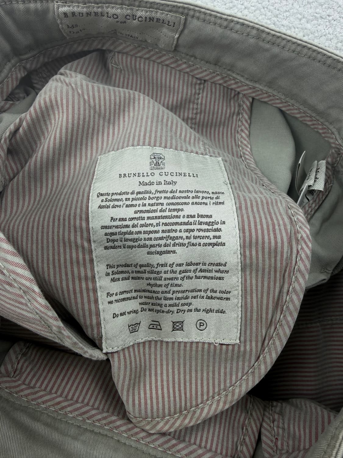 브루넬로 쿠치넬리 카프리 팬츠 상품이미지7