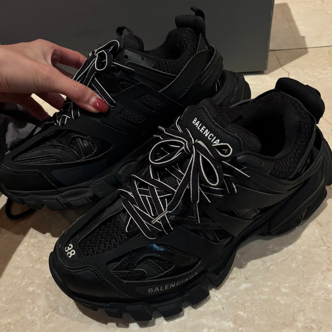 발렌시아가 트리플s 블랙 스니커즈 38, 250 상품이미지8