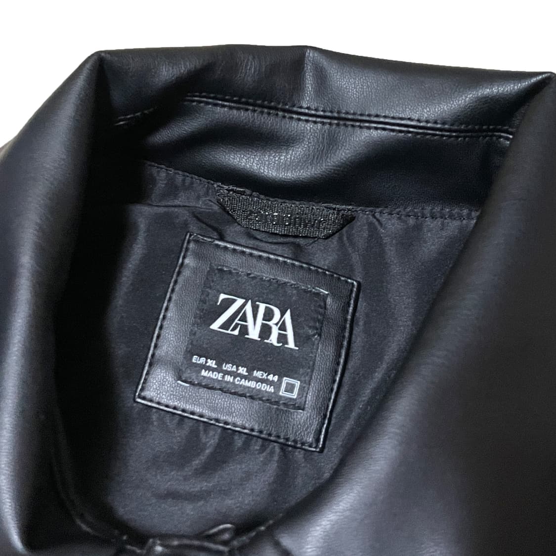 ZARA 자라 비건레더 셔츠 자켓 상품이미지5