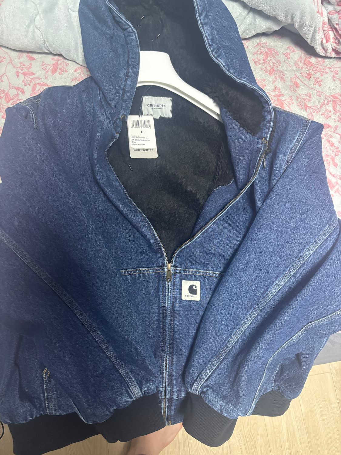 칼하트 wip og 액티브 자켓 블루스톤 워시드 상품이미지2