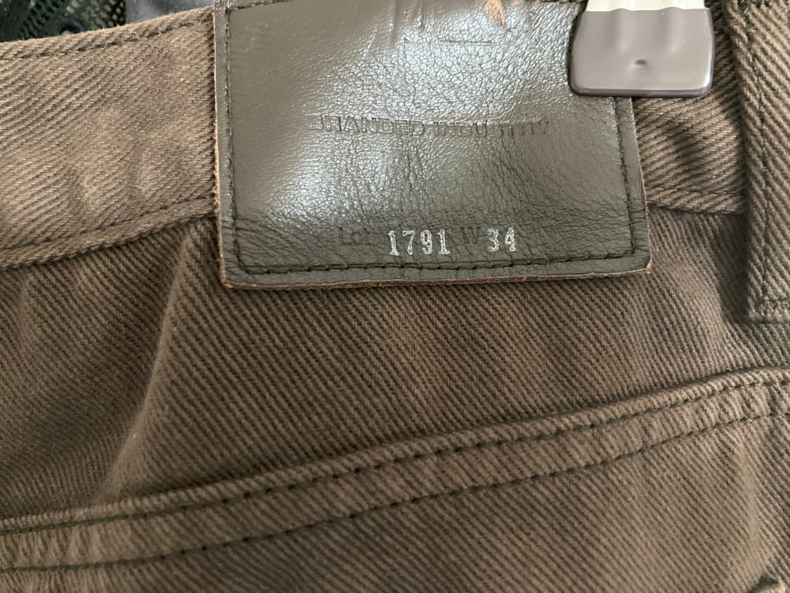 브랜디드 1791 브라운 데님 34사이즈 상품이미지4