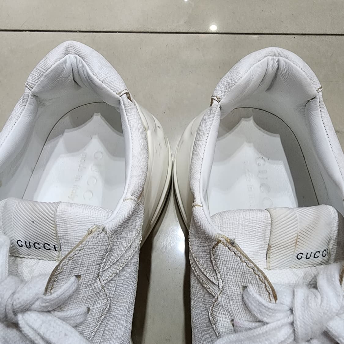 구찌 GG 수프림  스니커즈 화이트 9사이즈 상품이미지7