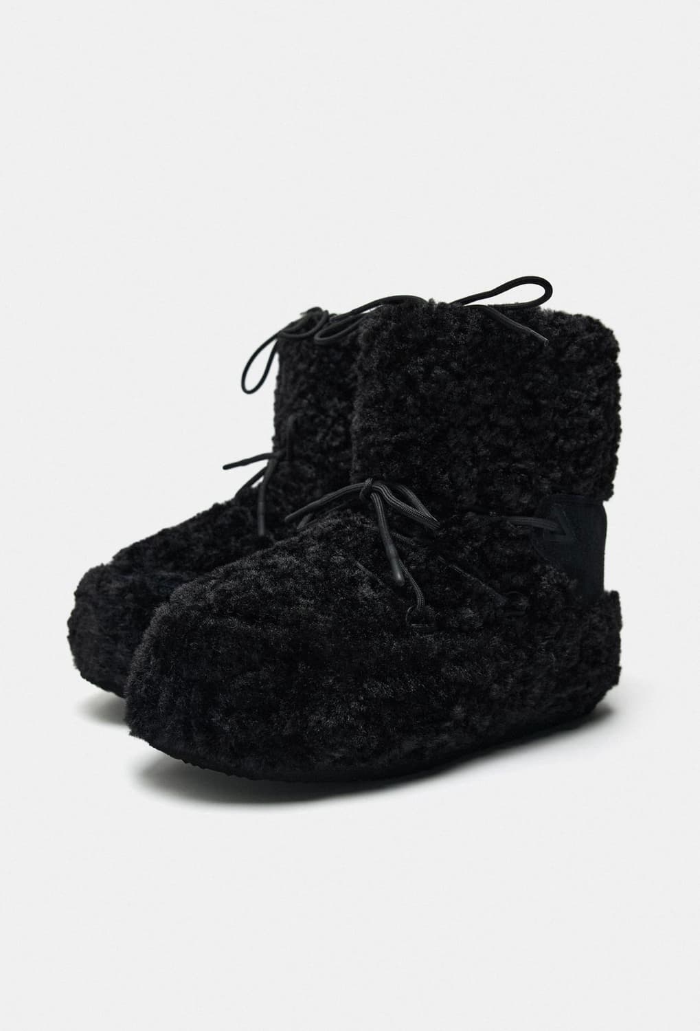 페이크 시어링 앵클 부츠 상품이미지1