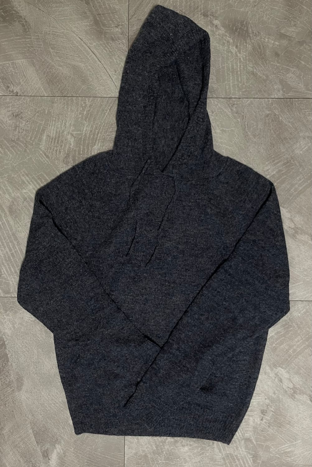 해칭룸 base knit hoodie grey 상품이미지2