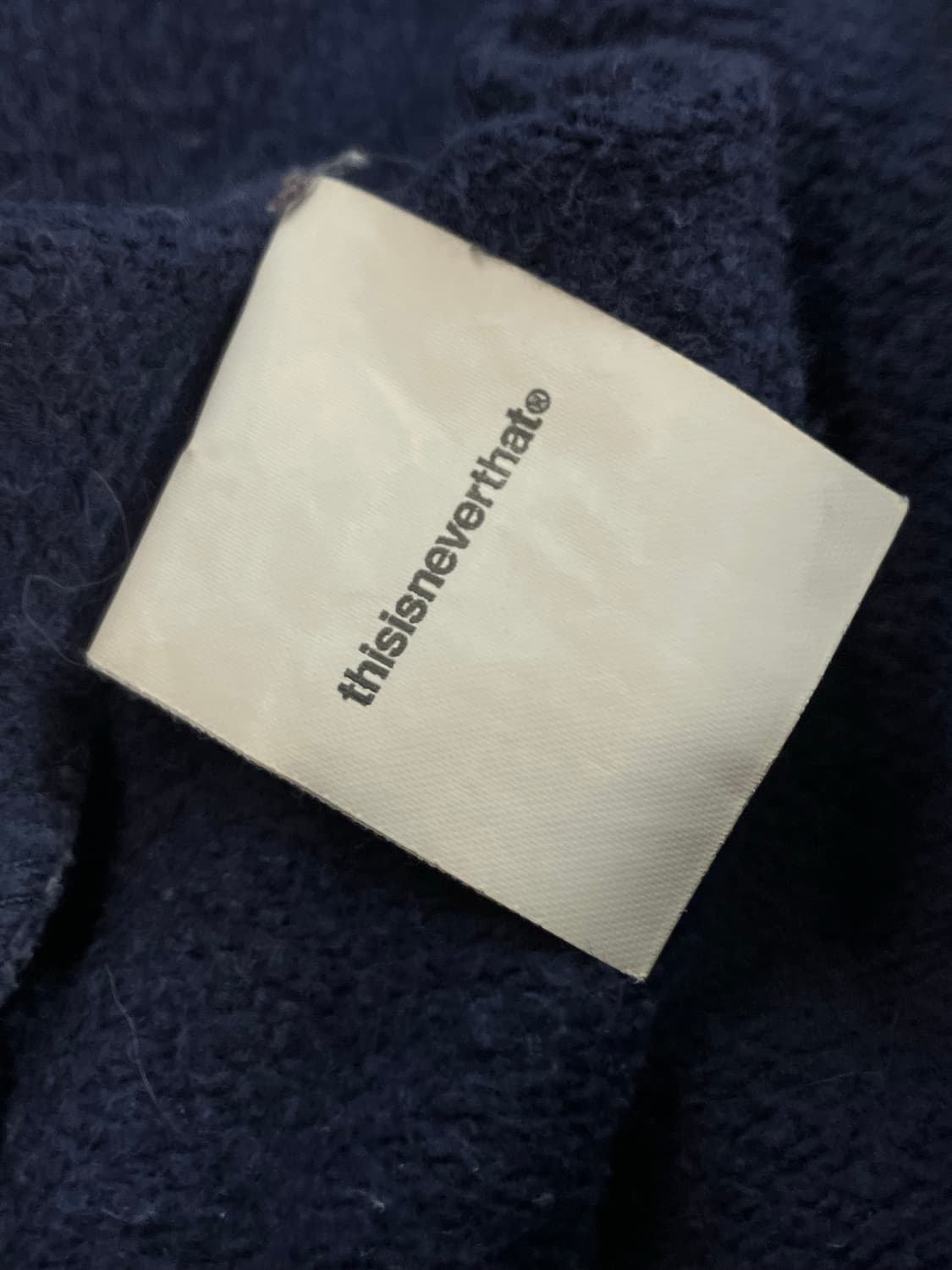 디스이즈네버댓 맨투맨 네이비 L #csz2620 상품이미지7