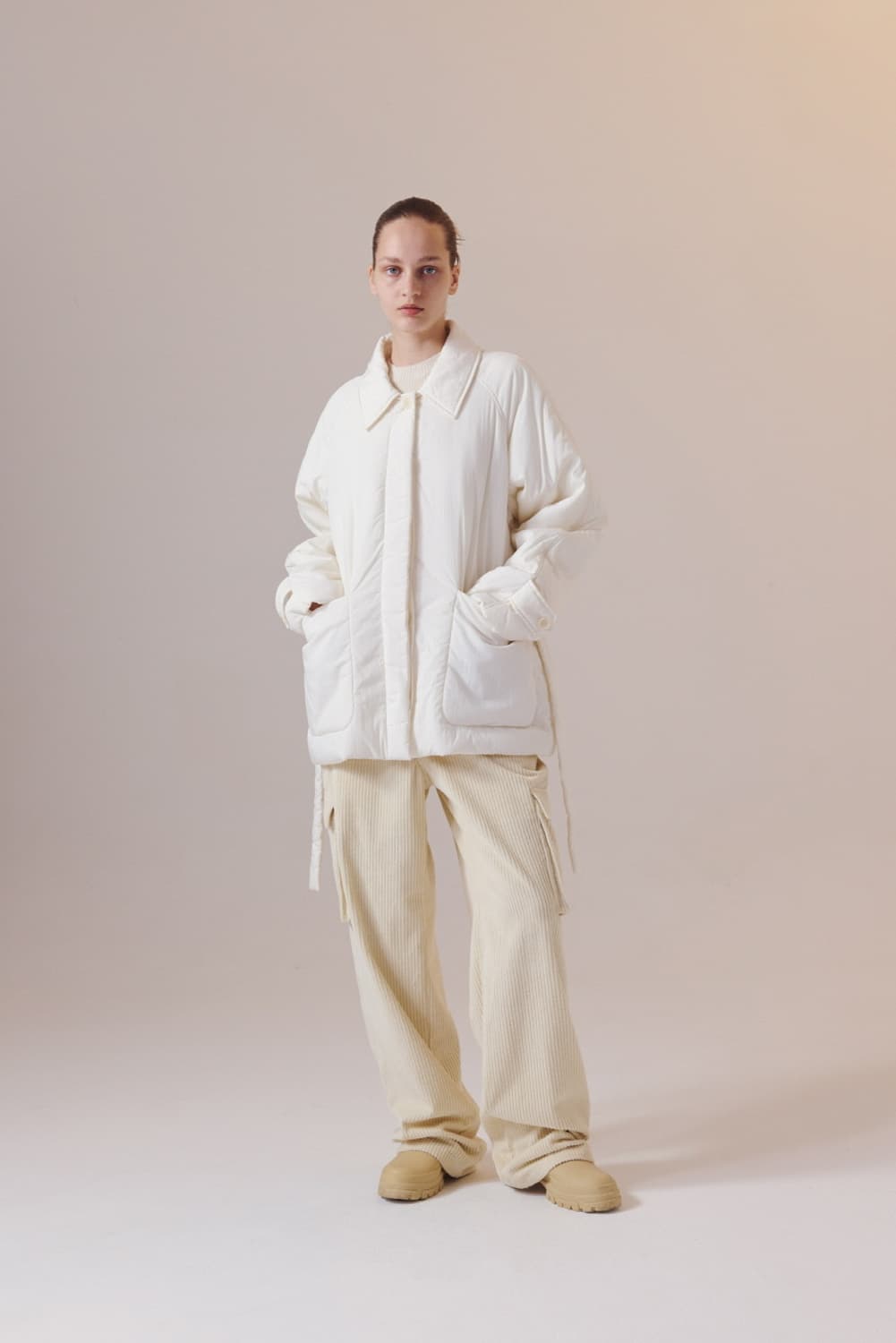 인사일런스 플러피 하프 코트 s 상품이미지4