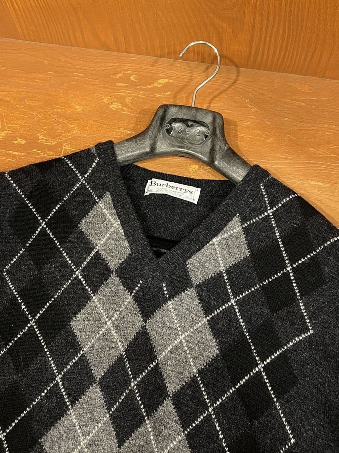 버버리 스코틀랜드 램스울 아가일 니트 상품이미지7