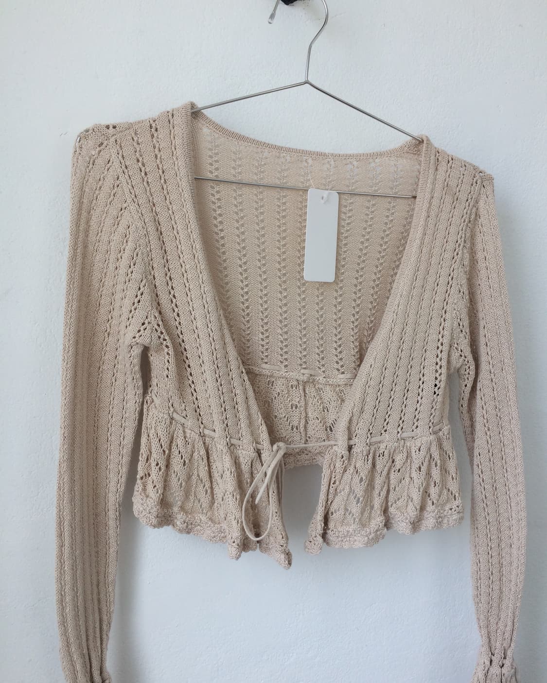 Tied point crochet cardigan 상품이미지4