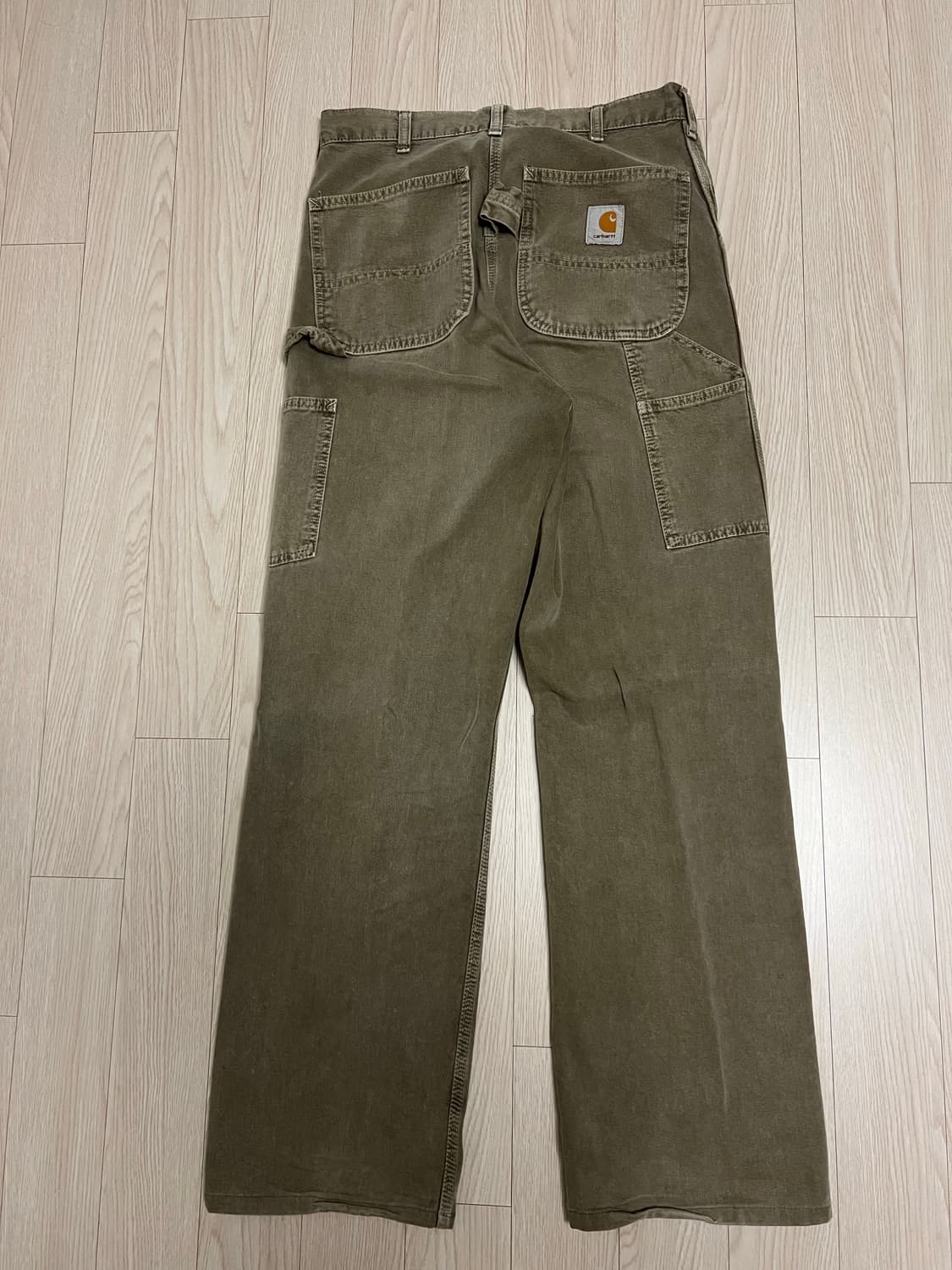 칼하트 카펜터 싱글니 모스그린 33 상품이미지2