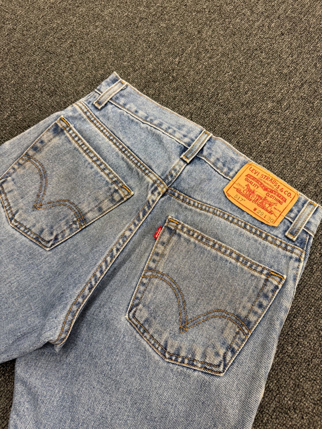 리바이스517 여성 부츠컷 연청 데님팬츠 상품이미지7