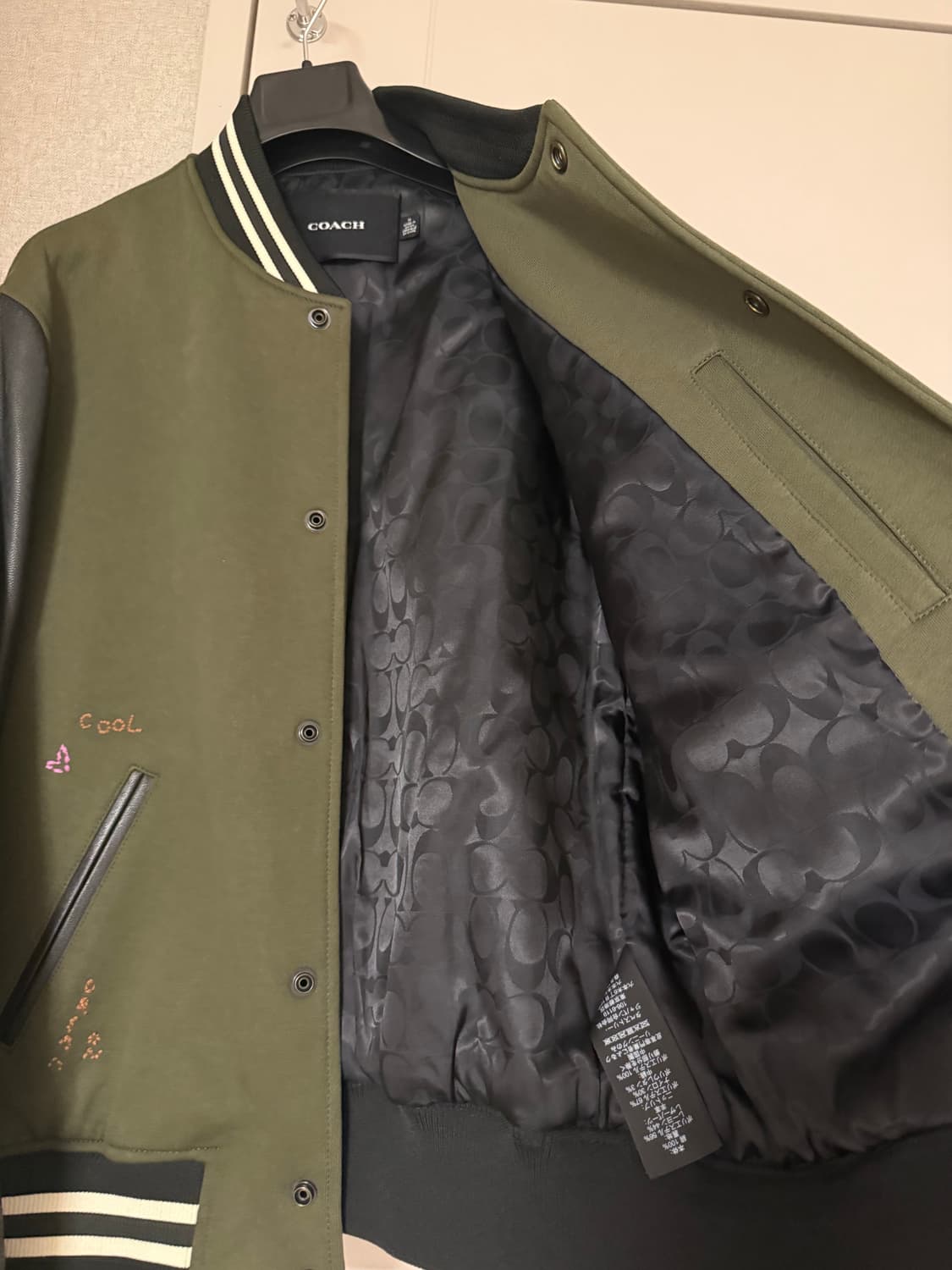 coach 코치 바시티 자켓 M 상품이미지6
