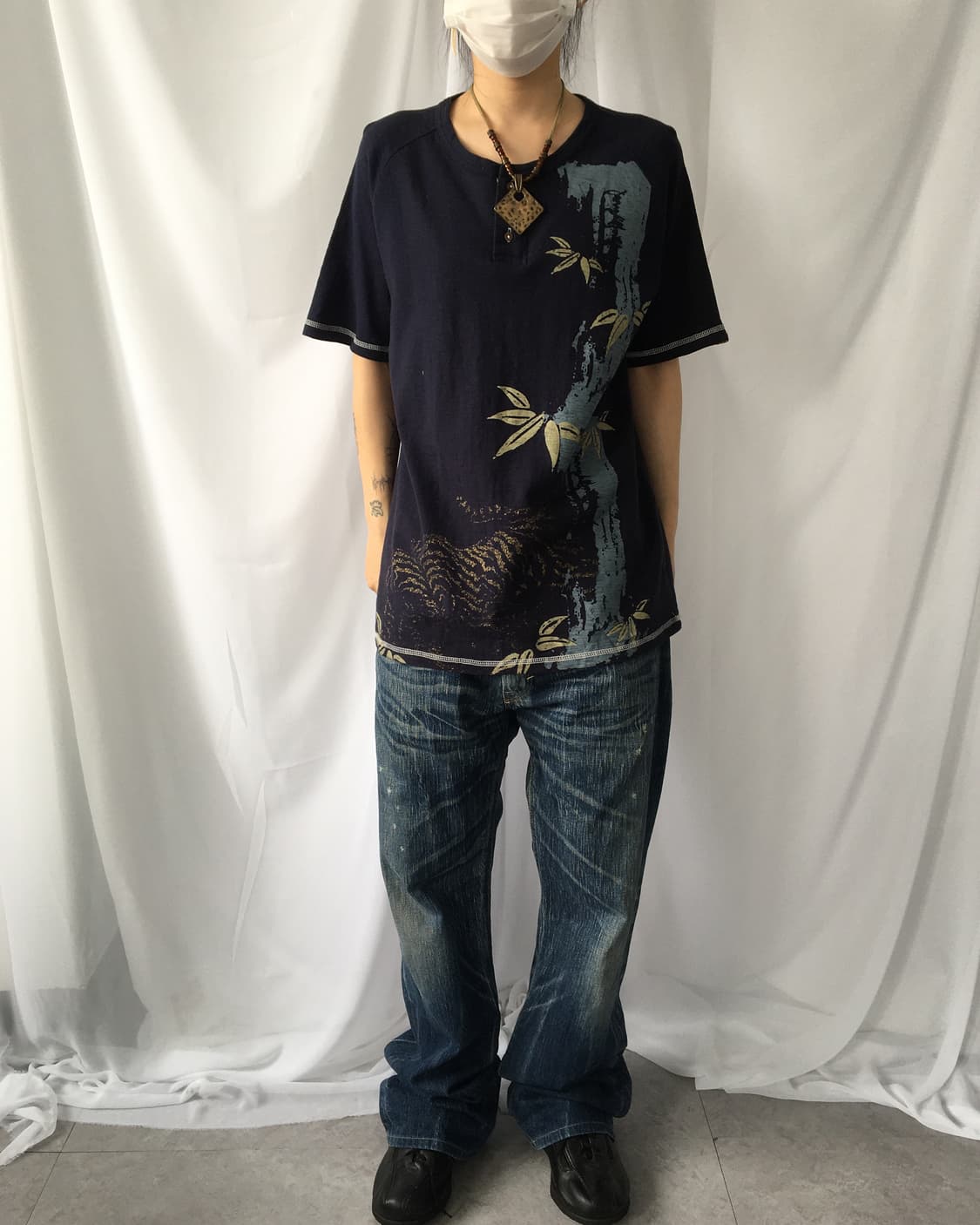 Oriental printing t shirt 상품이미지5