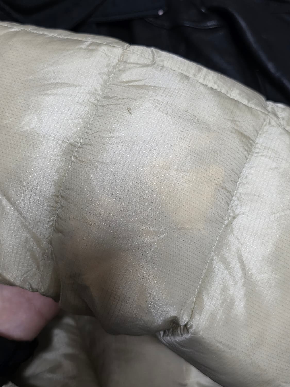 살로몬 덕다운 아이보리 패딩 m 상품이미지4