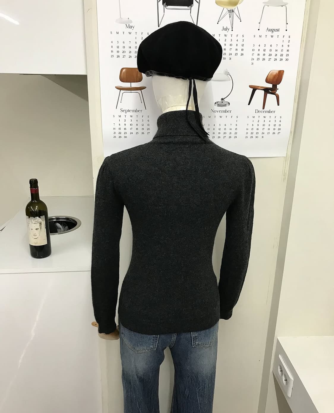 폴로 캐시미어 터틀넥 퍼프 니트 상품이미지9