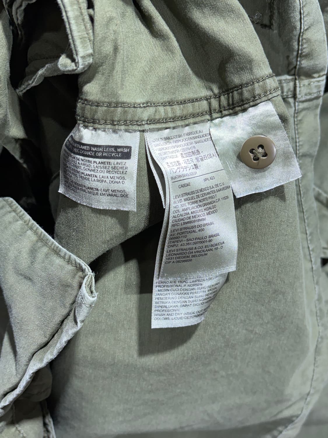 L 리바이스 4포켓 카티 야상 싱글자켓 상품이미지7