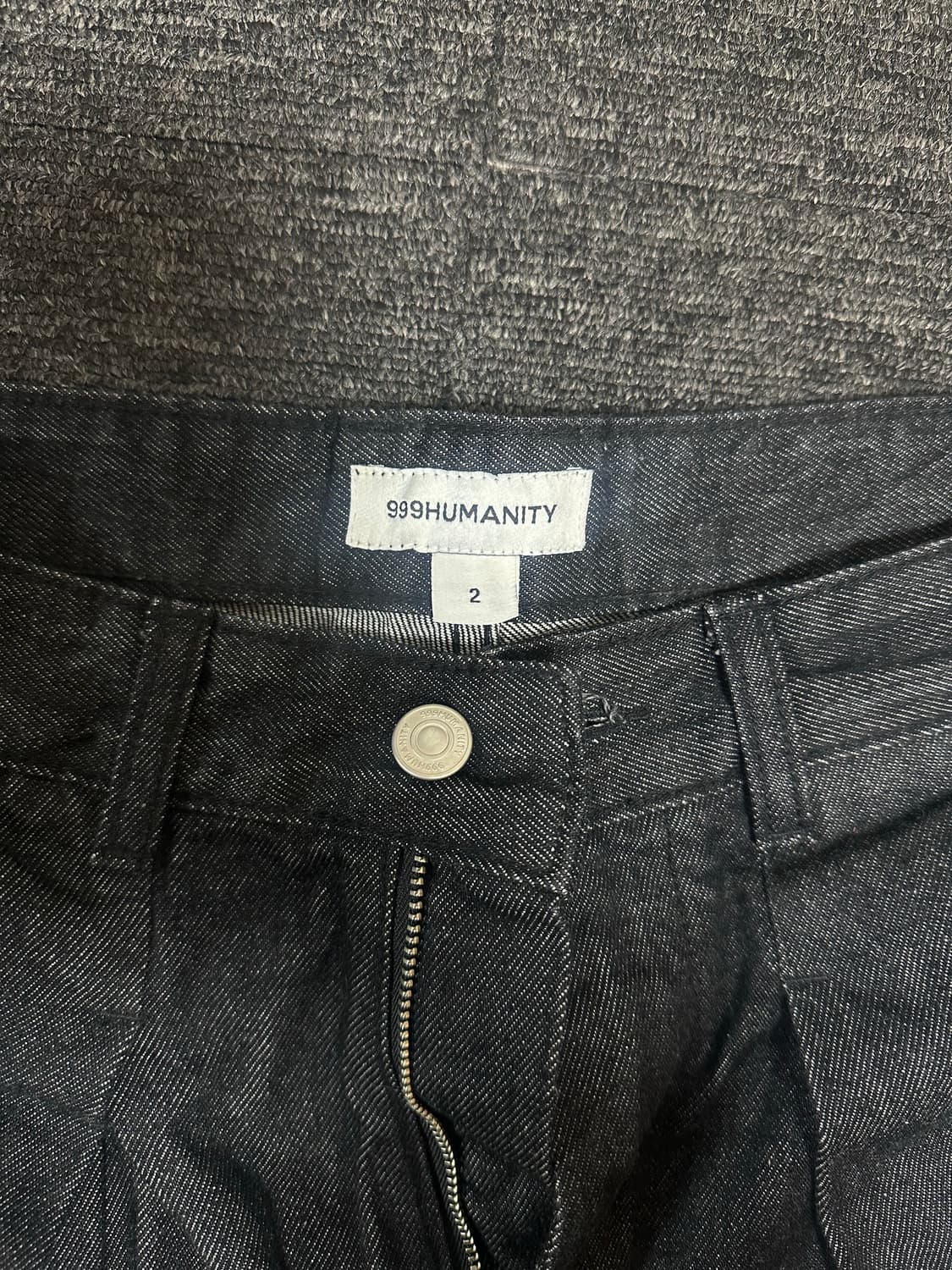 999휴머니티 버뮤다 데님 팬츠 블랙 (2) 상품이미지3