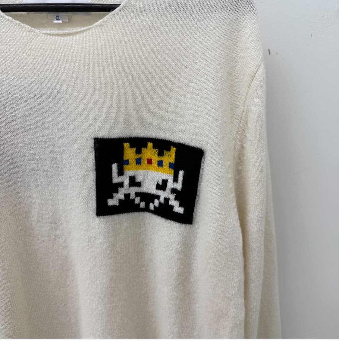 꼼데가르송 셔츠 x 인베이더 그래픽 니트 상품이미지3