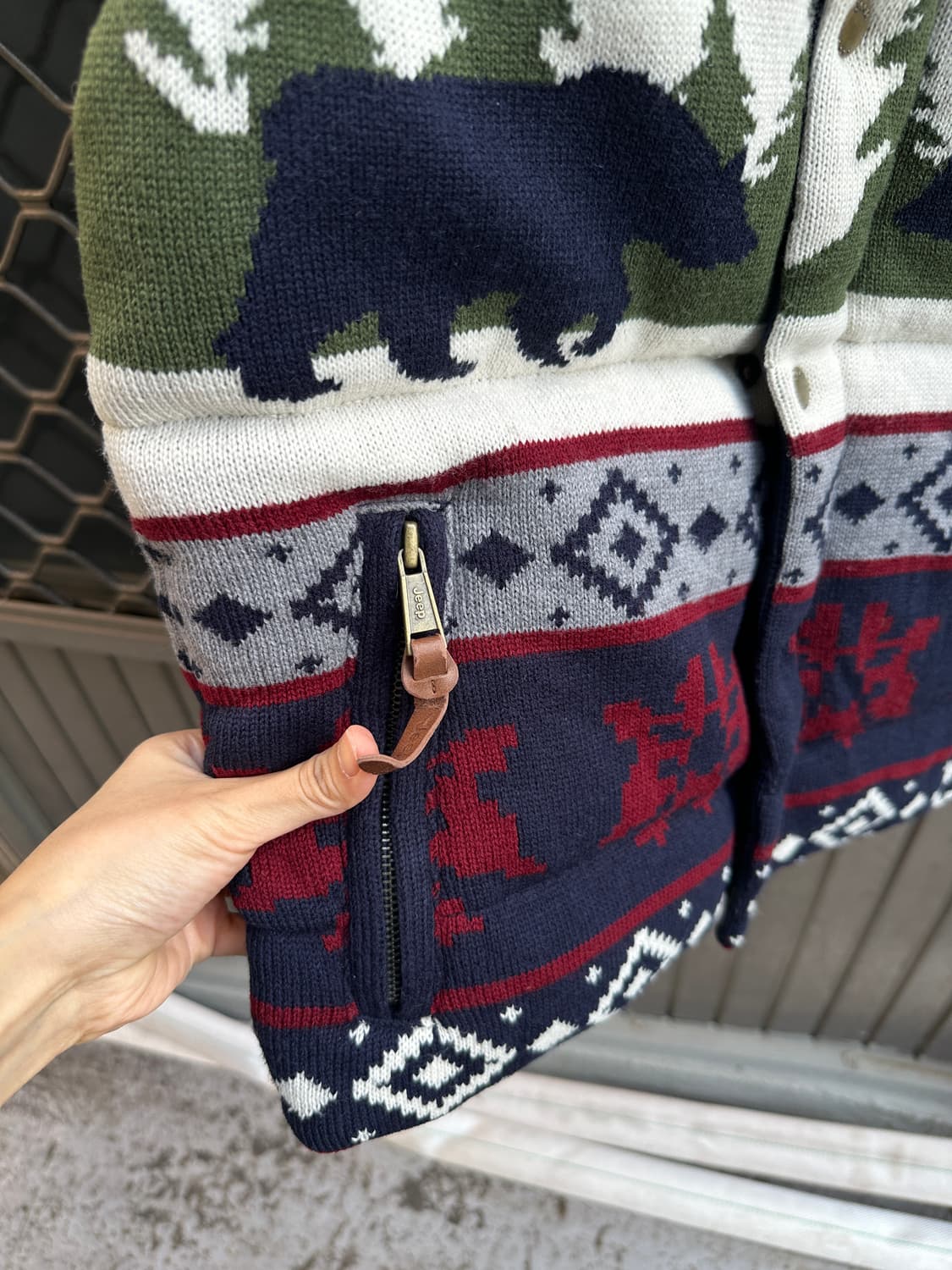 JEEP duckdown  nordic padding vest  상품이미지5