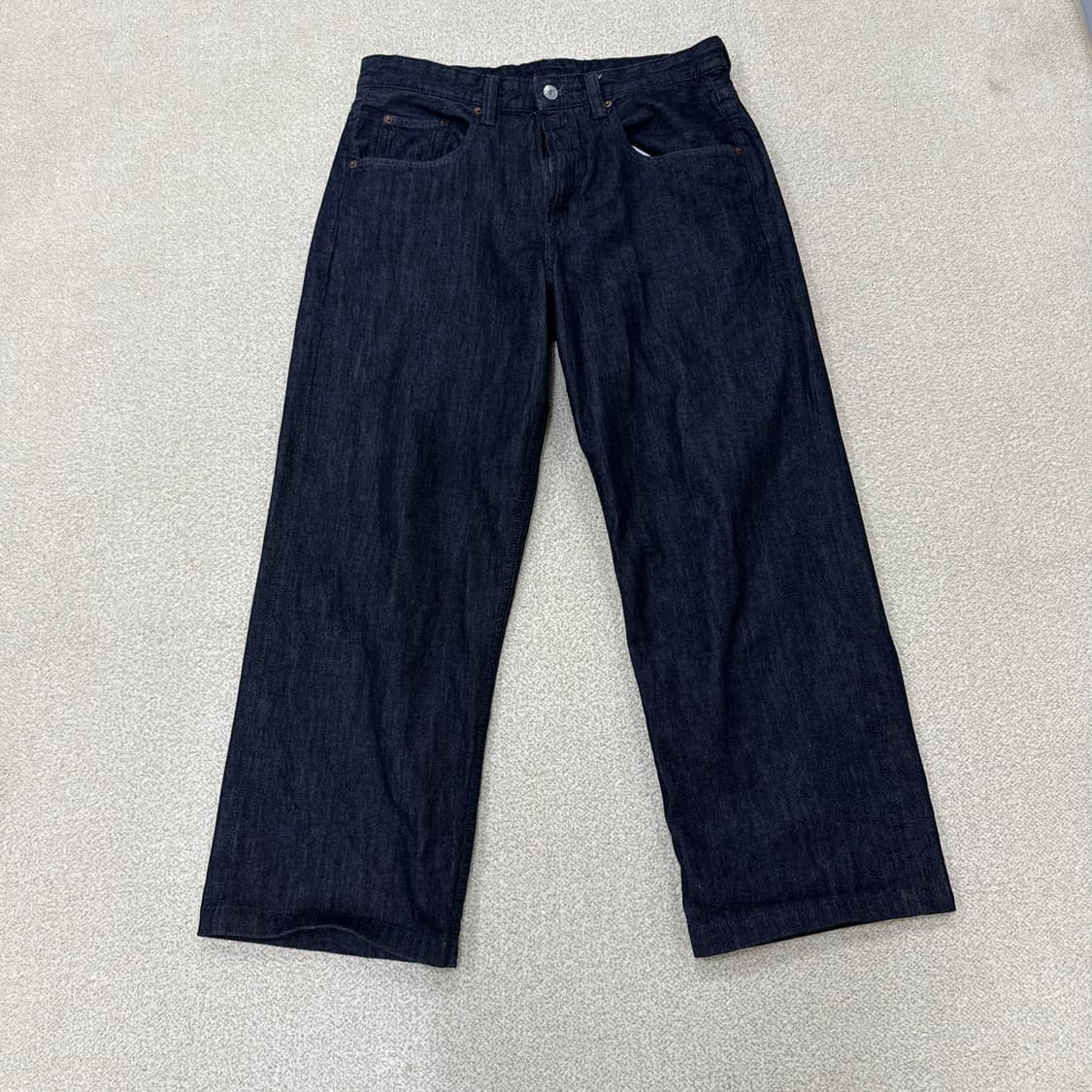 32 자라 생지 와이드 데님팬츠 0210T 상품이미지1