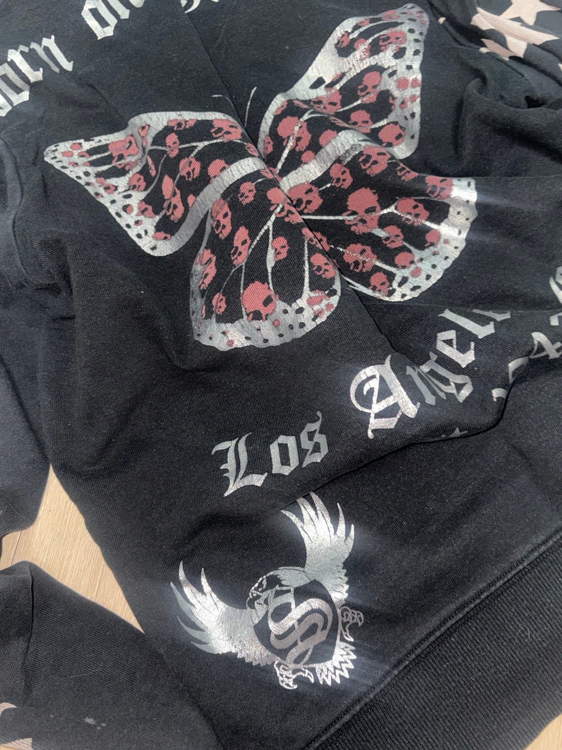 Punk skull vintage hoodie 펑크 후드집업  상품이미지2