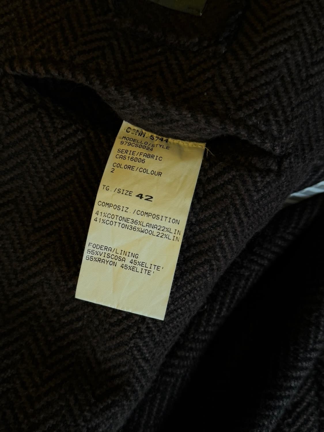 일레븐티 헤링본 체스터필드 코트 95 상품이미지4