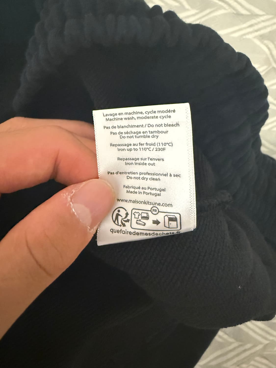 (정가 27만원) 메종키츠네 반바지 XL 블랙 상품이미지5