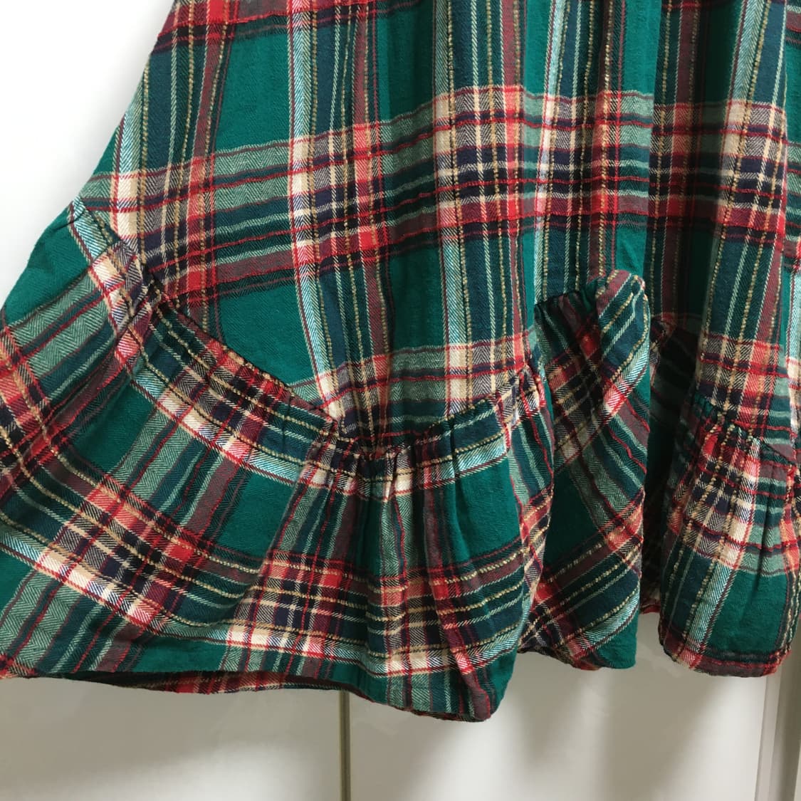 일본 빈티지 롱스커트 체크스커트 모리걸 상품이미지2