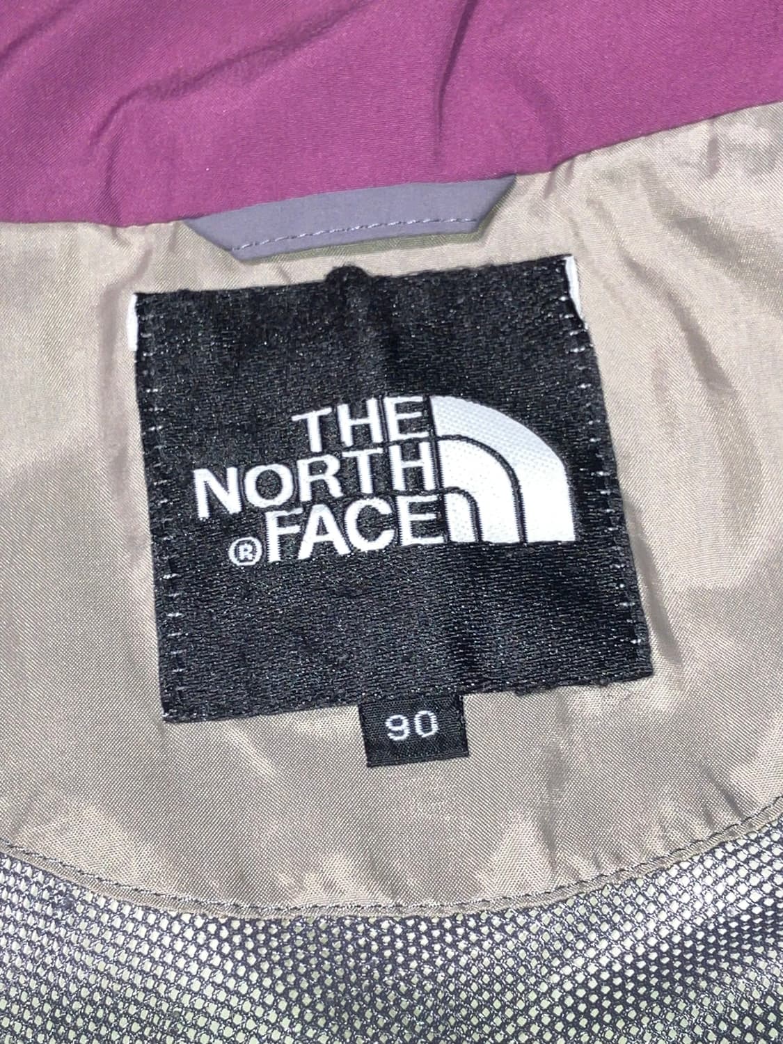 The North Face 퍼플 그레이 고어텍스 쉘 자켓 S  상품이미지7