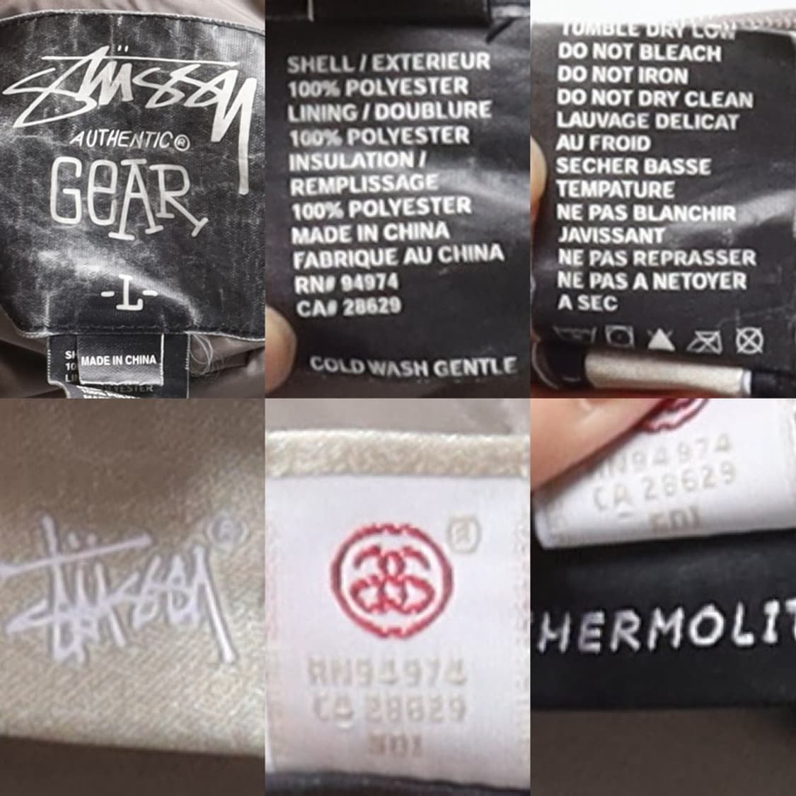 스투시 00's Stussy Thermolite Puffer Jacket 상품이미지10