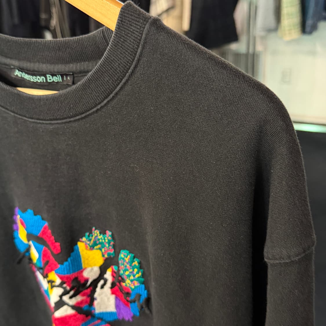 [L] 앤더슨벨 하트로고 자수 맨투맨 상품이미지4