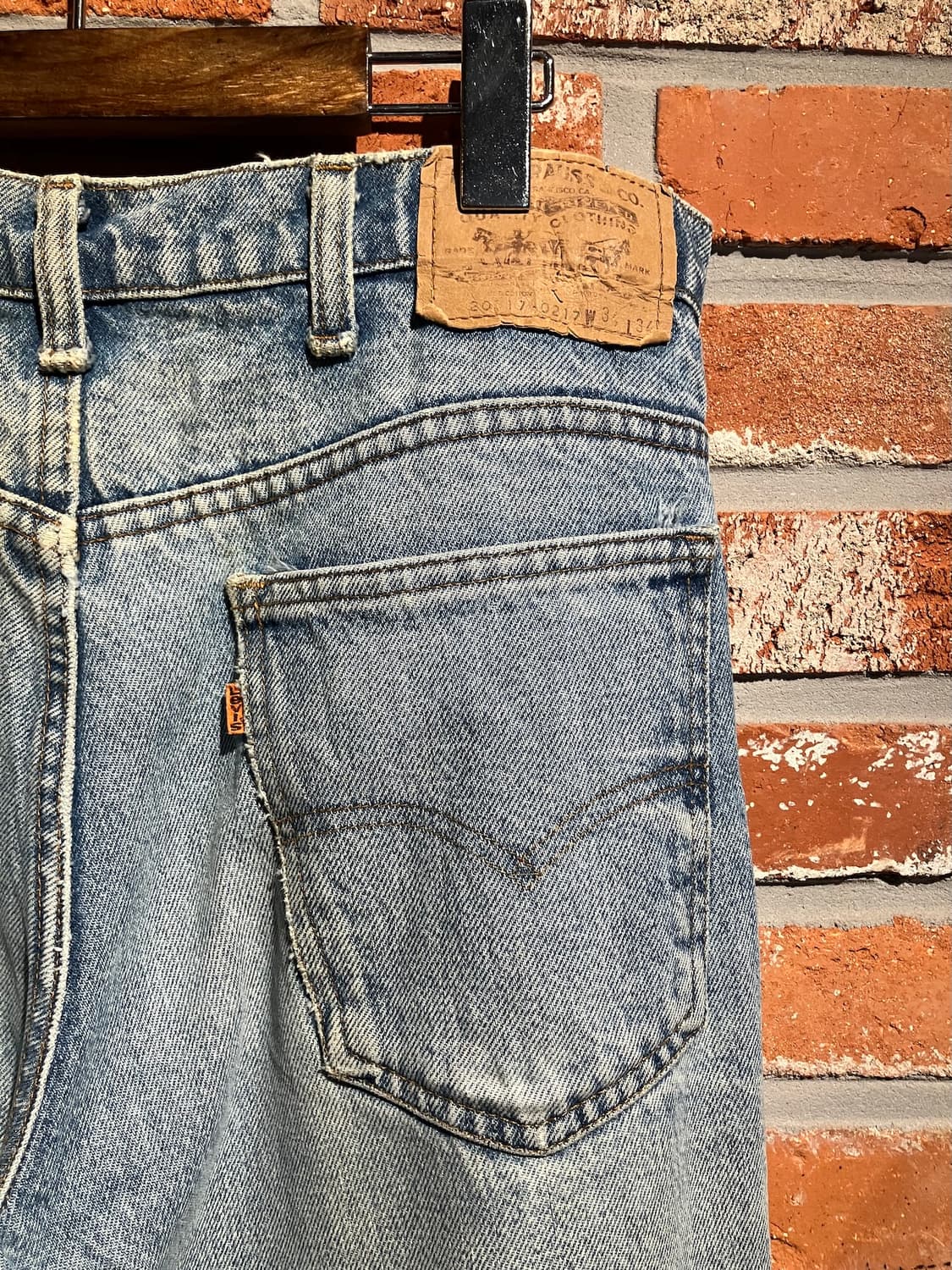 80s USA 빈티지 리바이스 517 부츠컷 데님 팬츠 상품이미지6