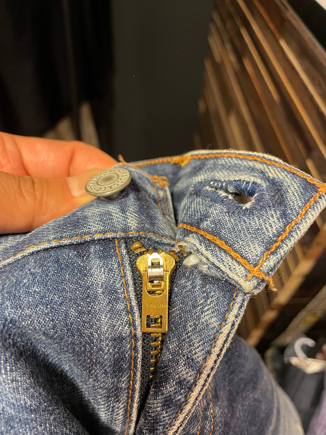 90 리바이스 502빅E 샐비지 반바지 상품이미지5