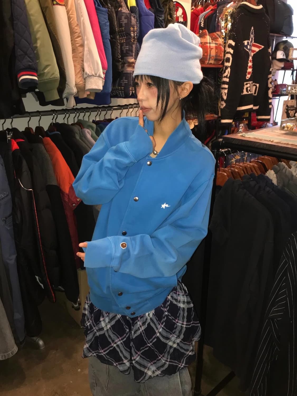 Bape Sta Logo Varsity Jacket 상품이미지2