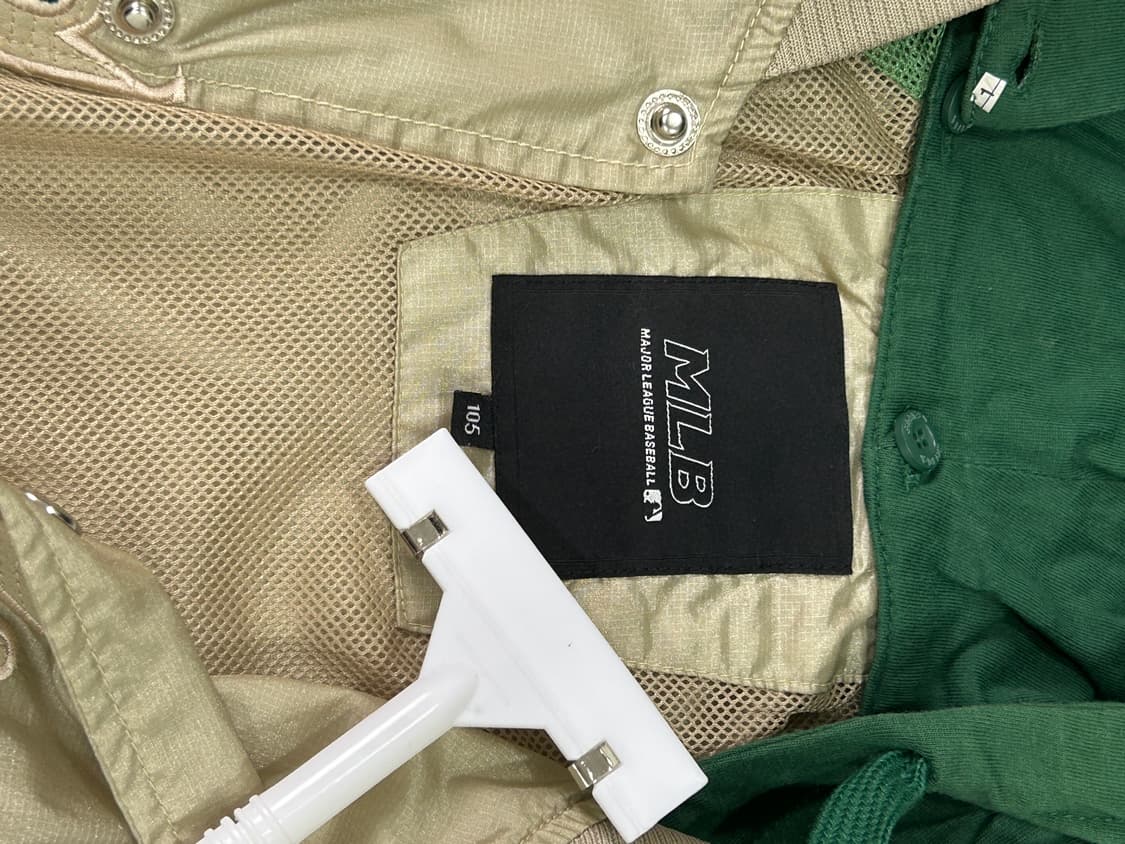 MLB 샌디에이고 파드리스 올드스쿨 바시티자켓 그린골드 상품이미지4