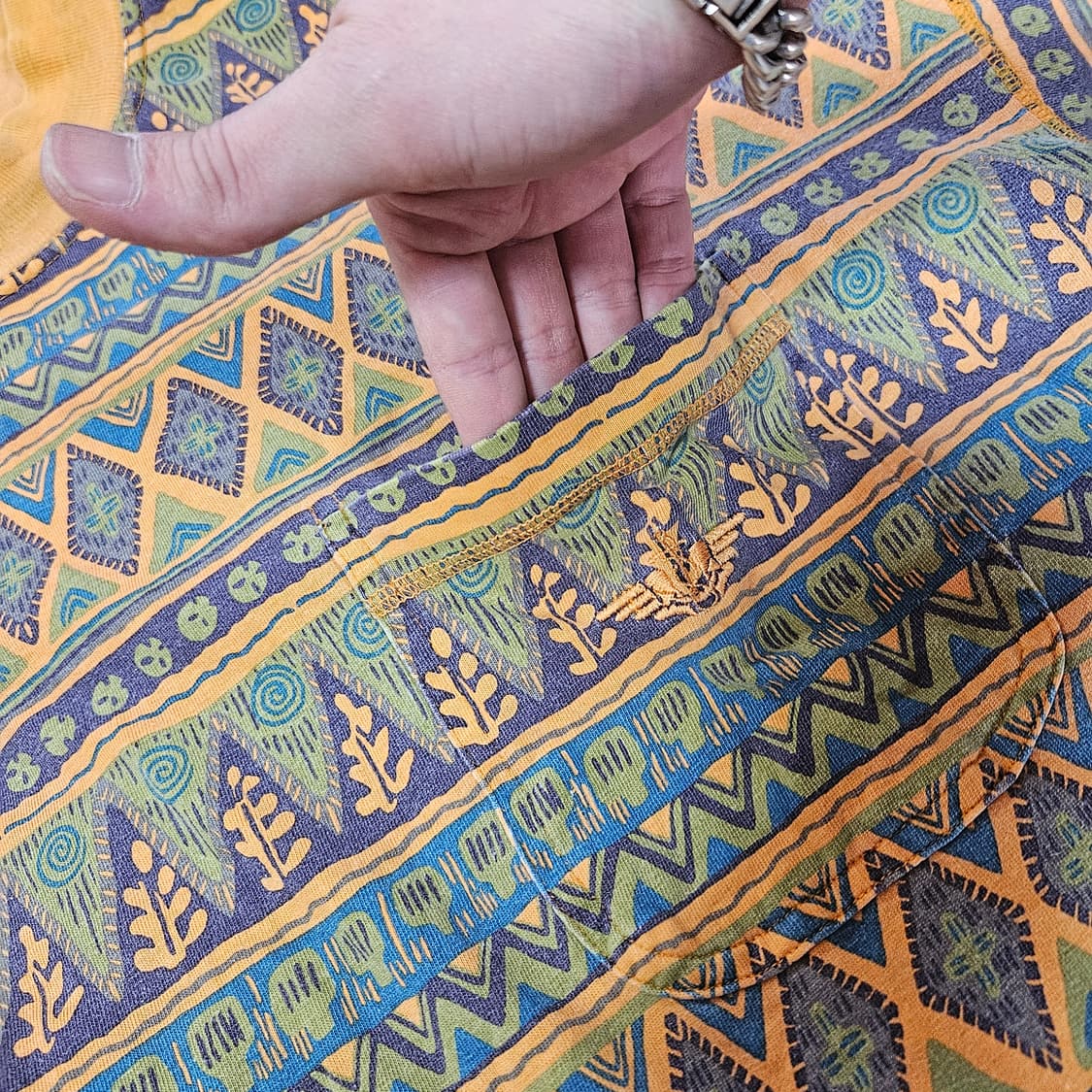 다커스(Dokers) 90's Vintage 보헤미안 박시 티셔츠  상품이미지5