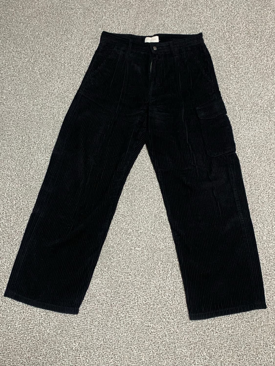 FOTTNERS prtprt shop 콜라보 코듀로이 카고 와이드 팬츠  상품이미지1