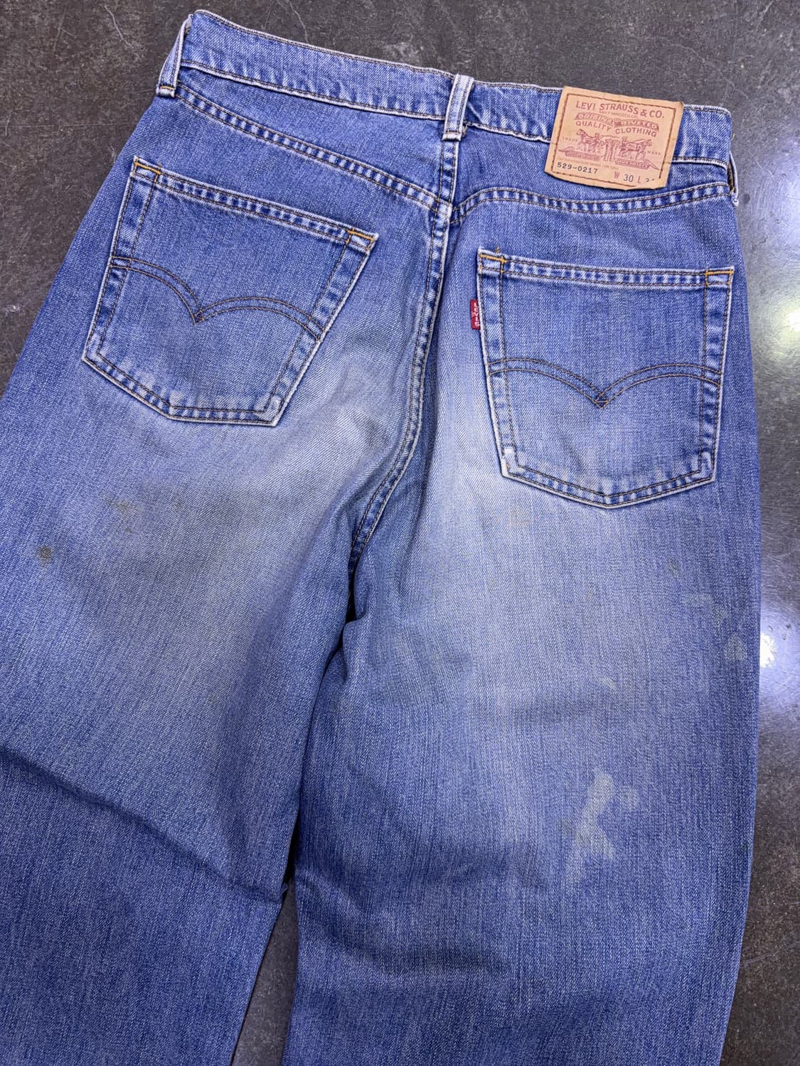 리바이스 529-0217 배기핏 릴렉스핏 재팬 메이드 데님팬츠 30 상품이미지7