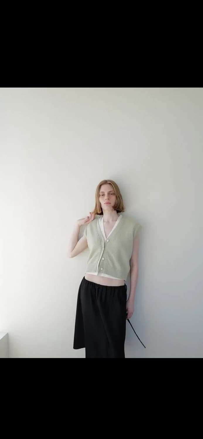 LE17SEPTEMBRE 캐시미어 블렌드 베스트 니트조끼 르917 상품이미지2