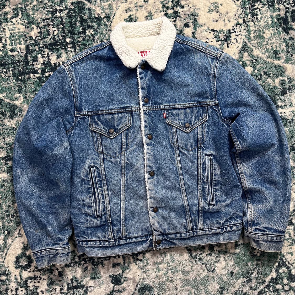 80s Usa Levis 리바이스 미제 데님 트러커 자켓(42) 상품이미지2