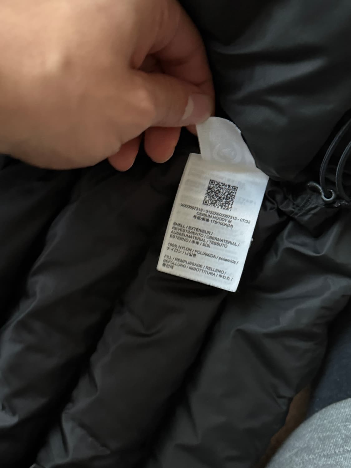 [M] 아크테릭스 세륨 후디 블랙 상품이미지7