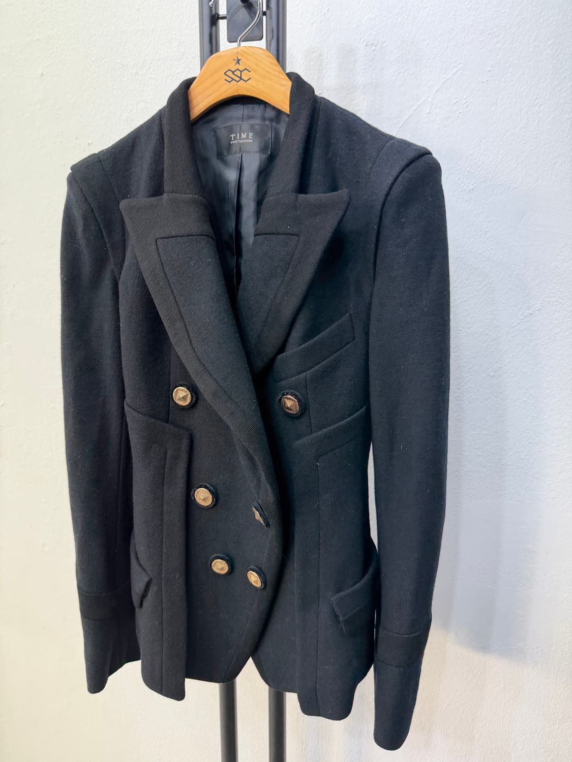 정품) TIME 타임 한섬 여성 더블 버튼 자켓 82 상품이미지3