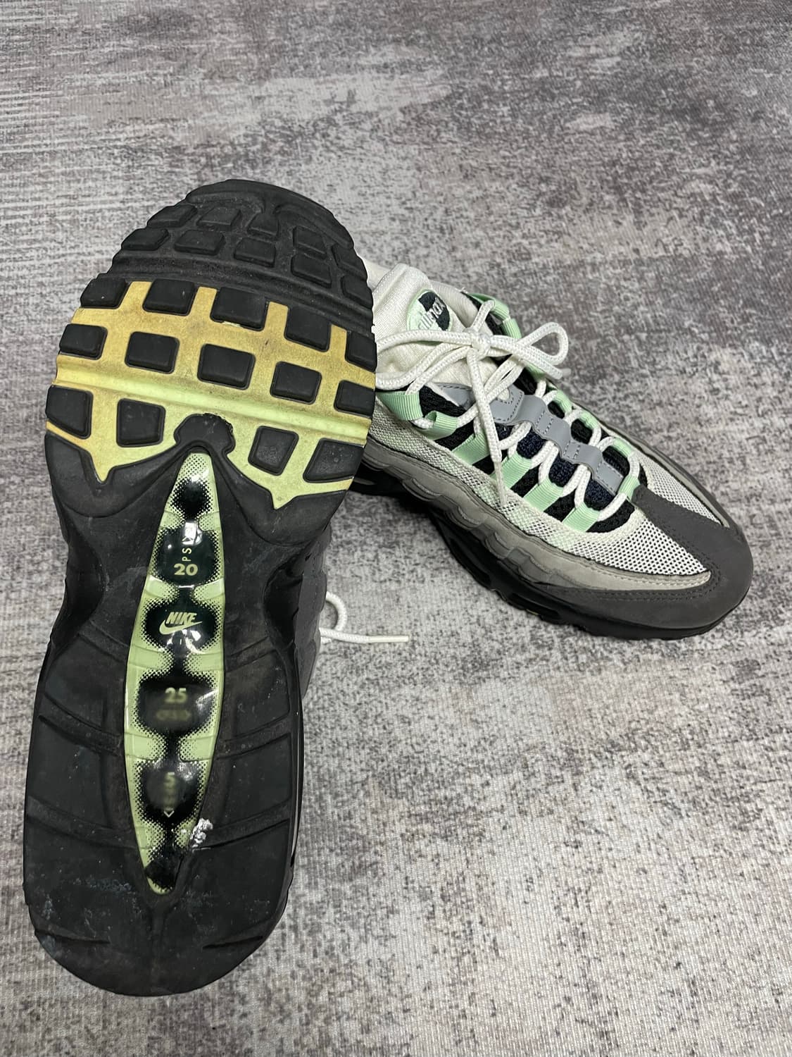 Vintage NIKE AIR MAX95 프레쉬 민트 상품이미지10