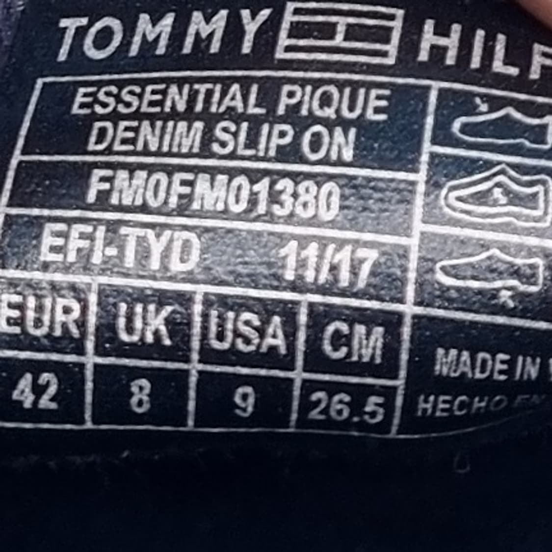 ooo 타미힐피거 할로우2 남성슬립온265-270 상품이미지6