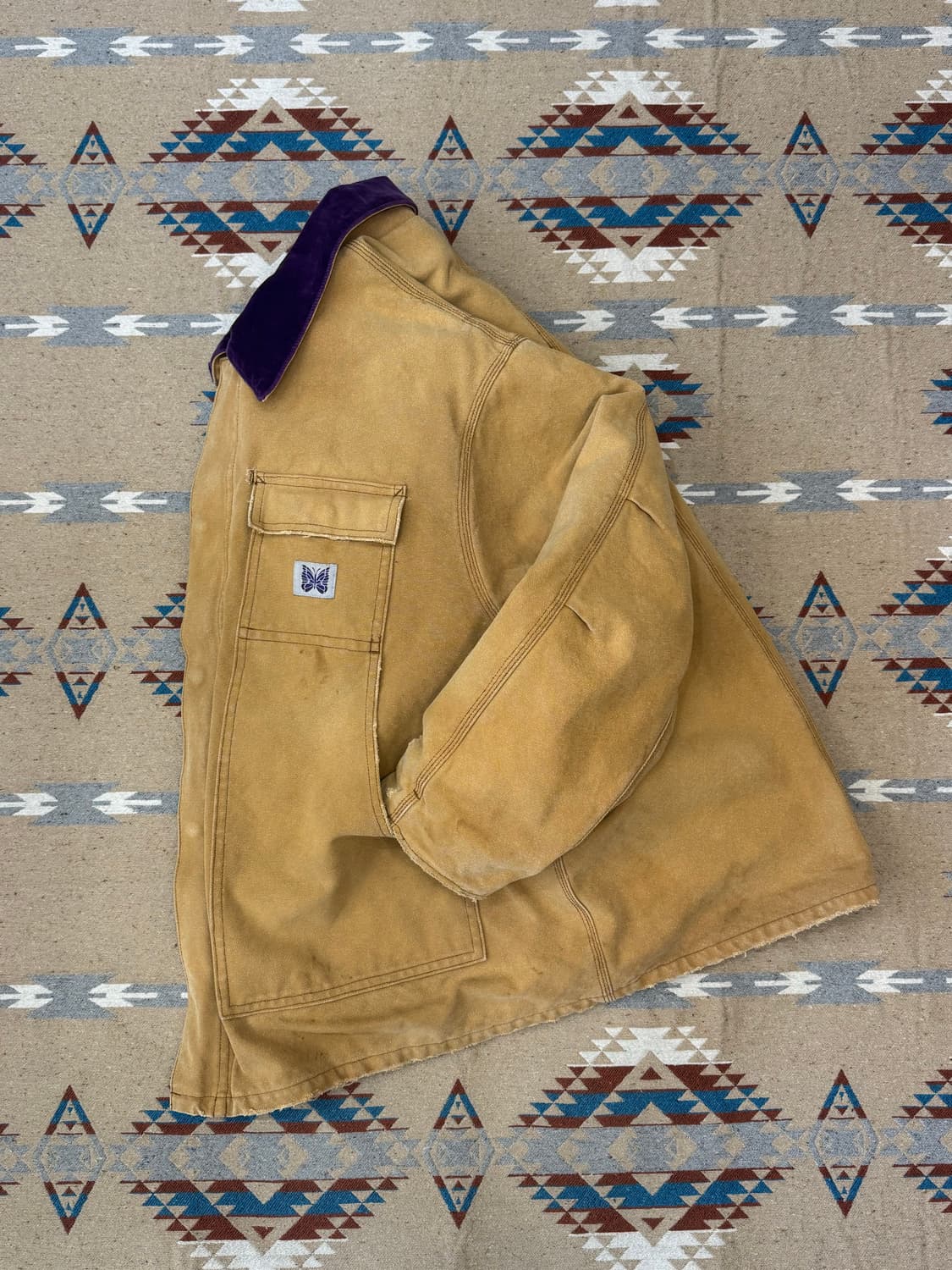 [S][100] 니들스 16oz 코튼 캠버스 럼버잭 브라운 상품이미지7