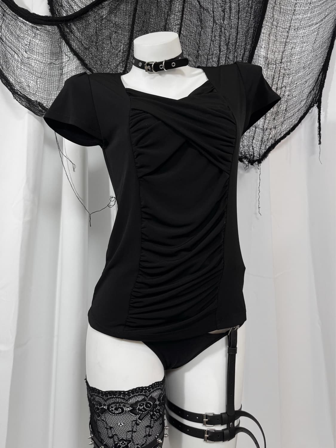 shirring t-shirt 상품이미지1
