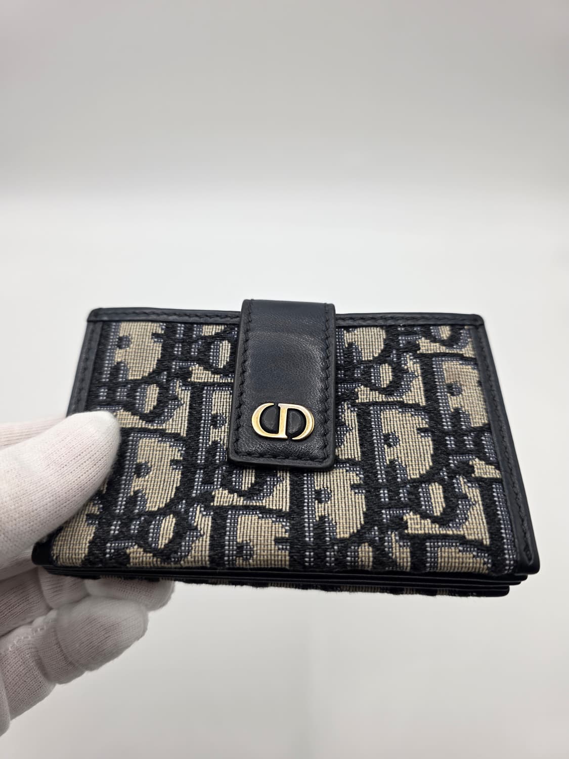 디올 오블리크 자카드 아코디언 카드지갑 상품이미지2