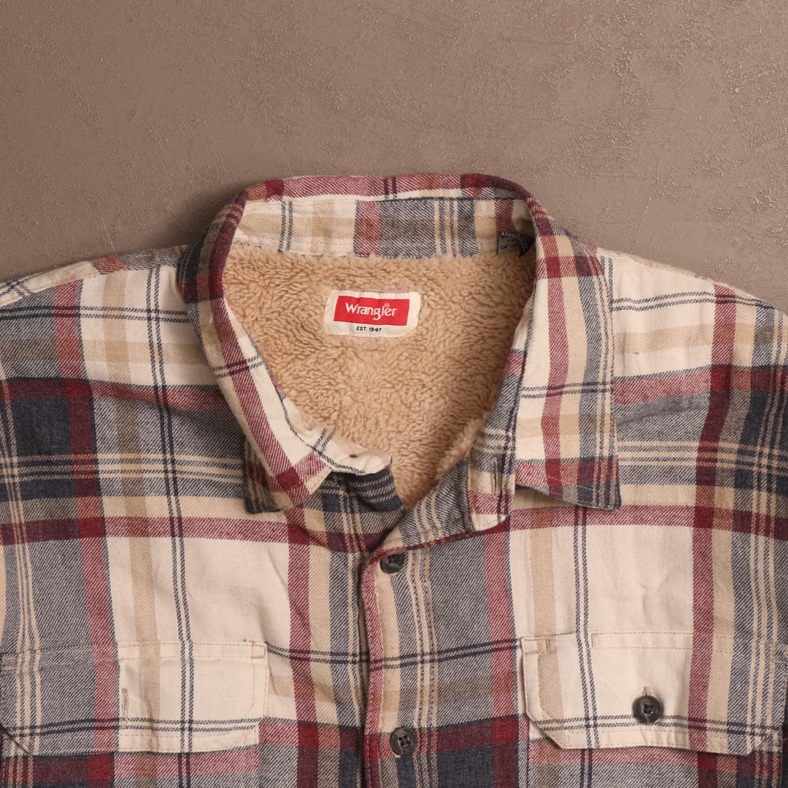 랭글러 양털 플란넬 체크 자켓 A1551 상품이미지2