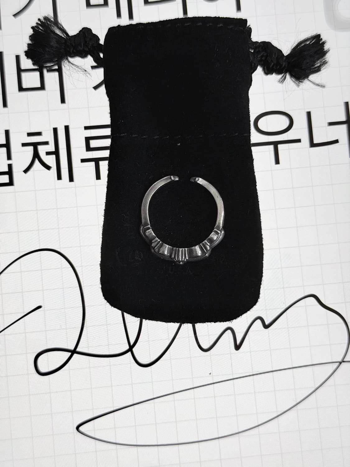 크롬하츠 베이비더블플로랄링 US 9.5 상품이미지5