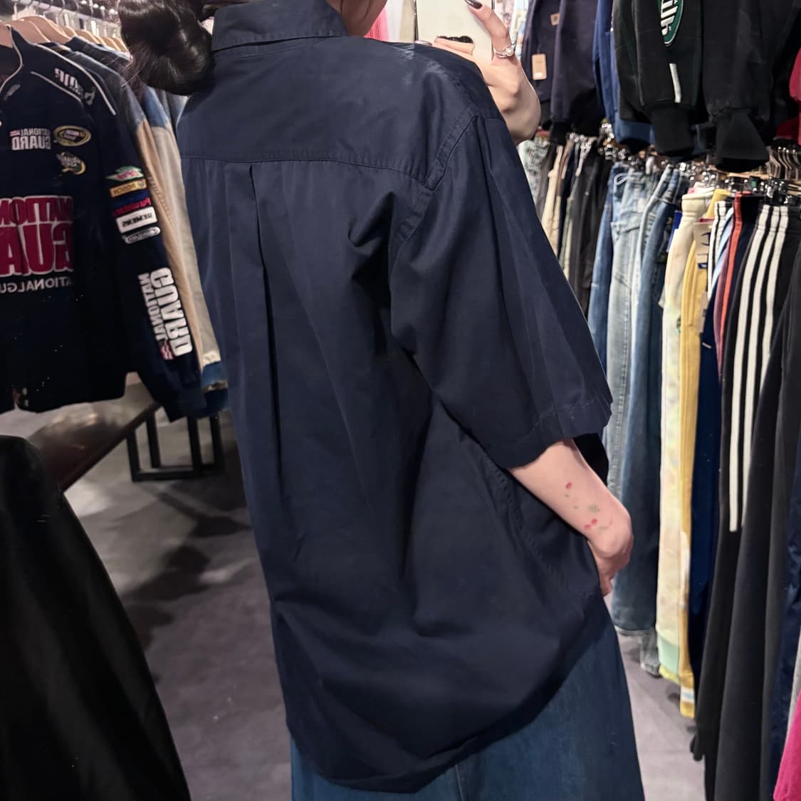 [IM] Carhartt 칼하트 반팔 셔츠 딥네이비 상품이미지4